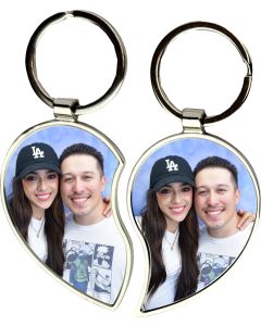 Heart Photo Keychain